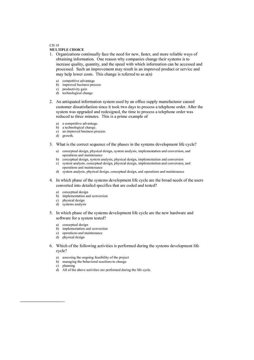 Accounting Information System Answer Key Chapter 18 - Page 9