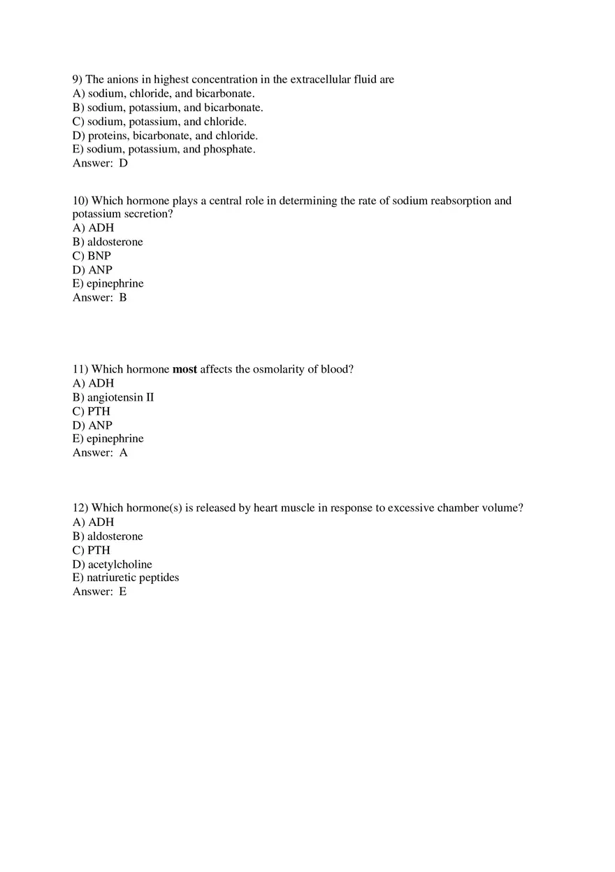 Fluid, Electrolyte, and Acid-Base Balance - Page 10