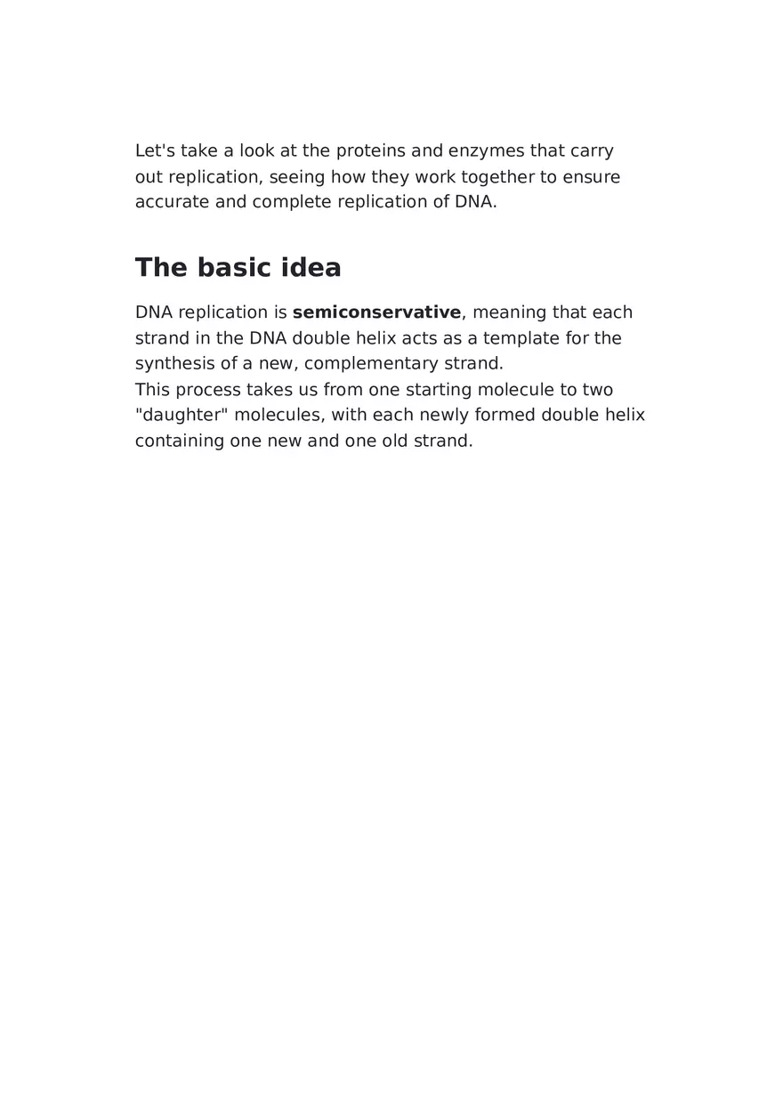 DNA Replication Notes - Page 2