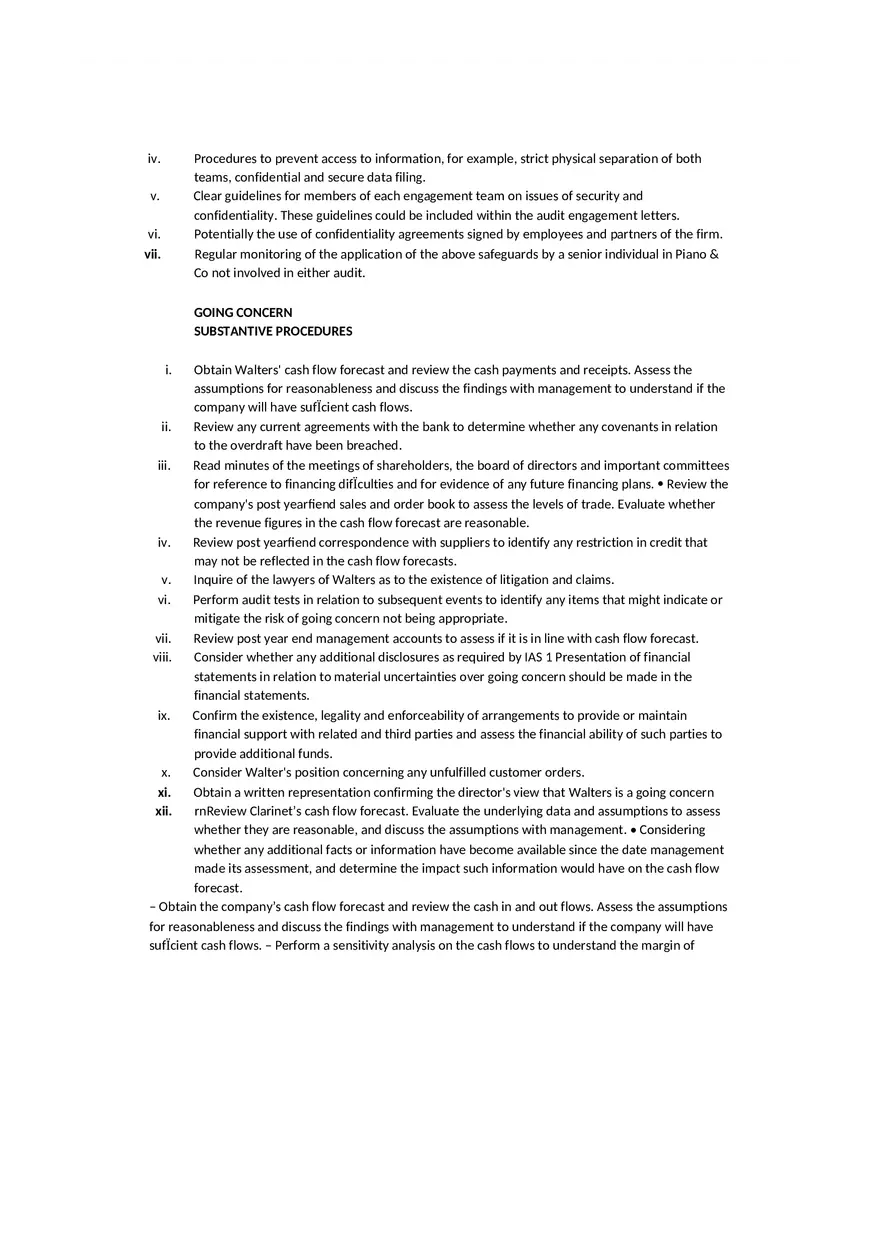 Substantive Procedures - Page 16