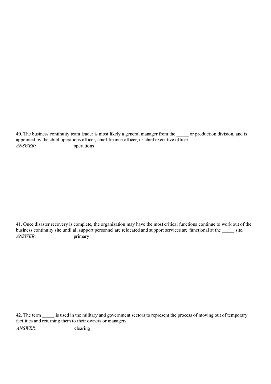 Business Continuity Answer Part 2 - Page 5