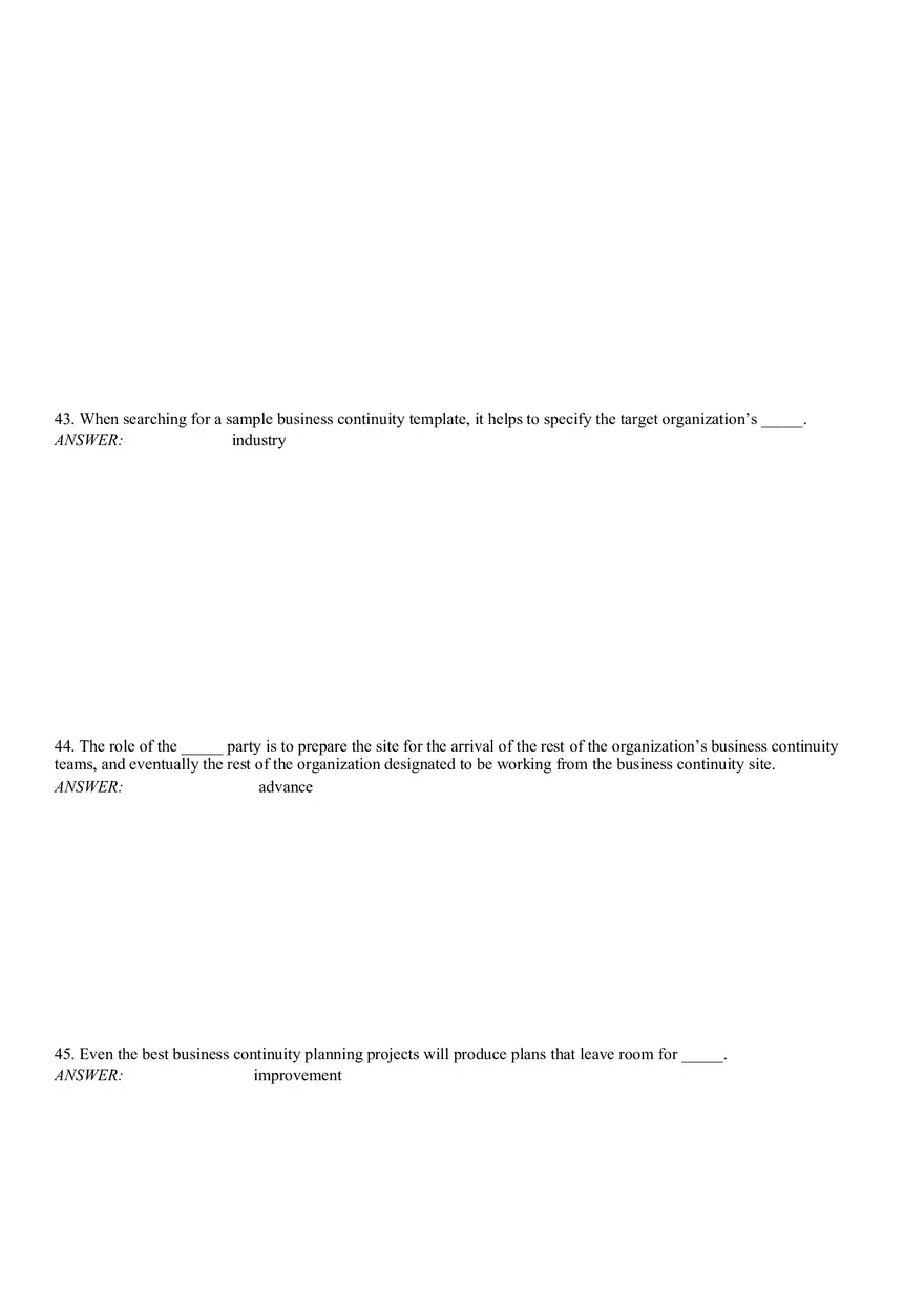 Business Continuity Answer Part 2 - Page 6