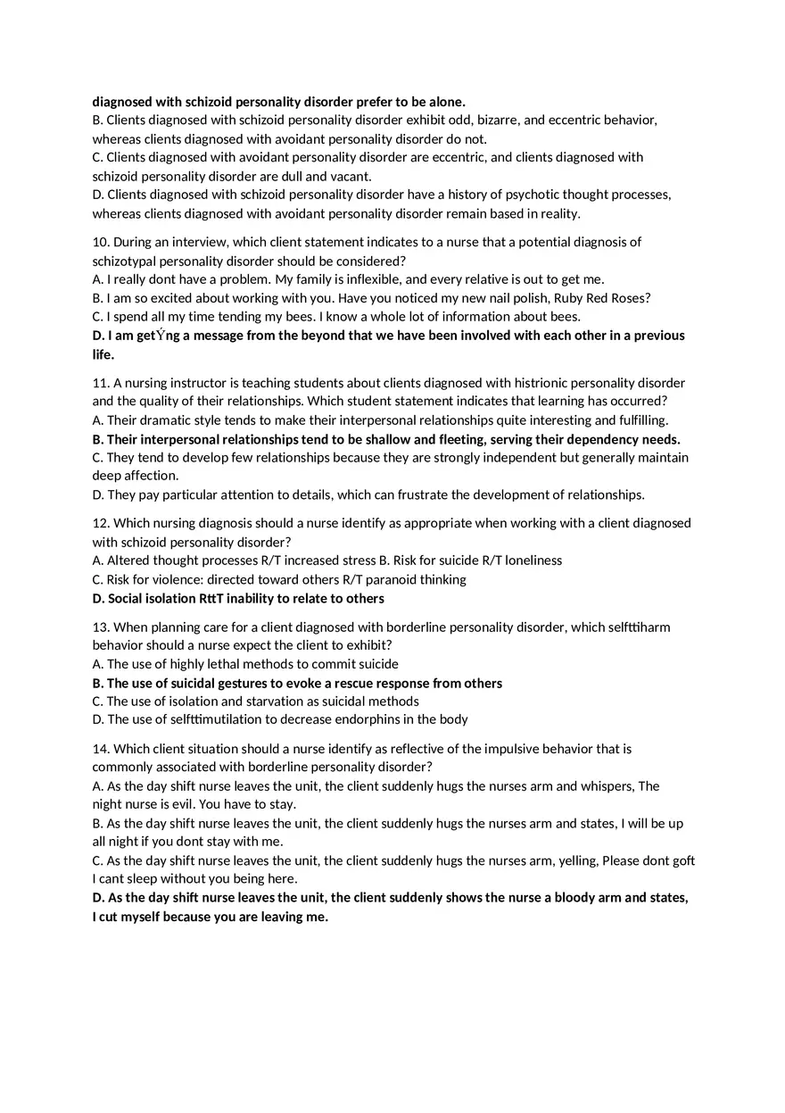 Personality Disorders Chapter 31 - Page 7