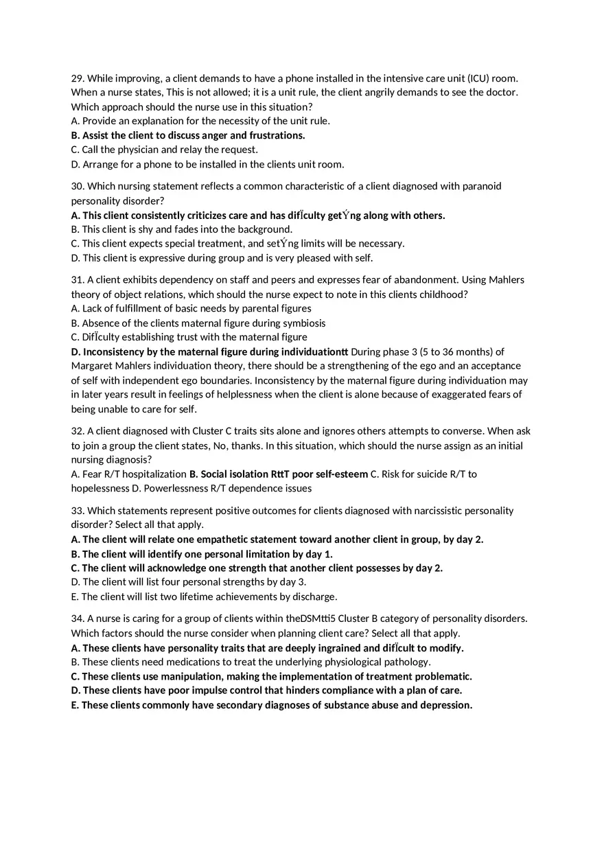 Personality Disorders Chapter 31 - Page 10