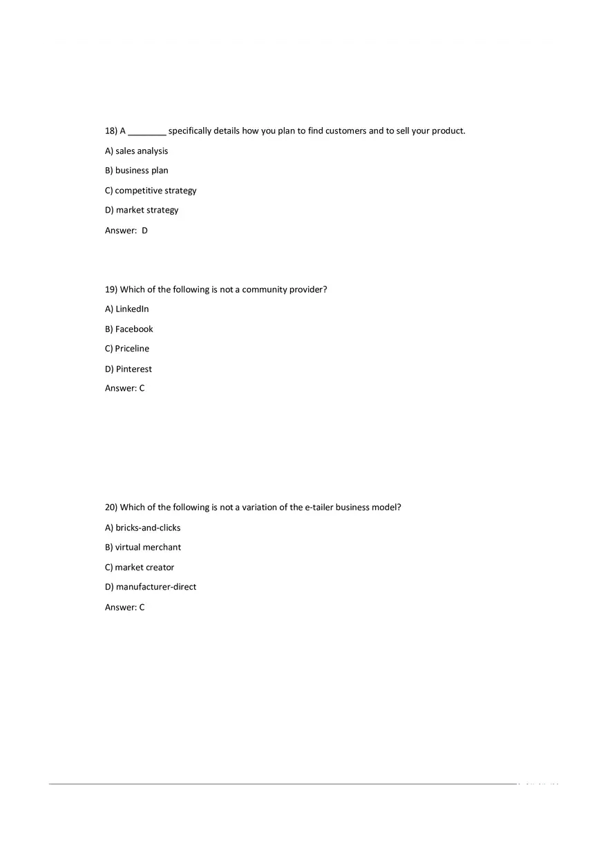 Chapter 2 E-commerce Business Models and Concepts (Answer Key) 1 - Page 7