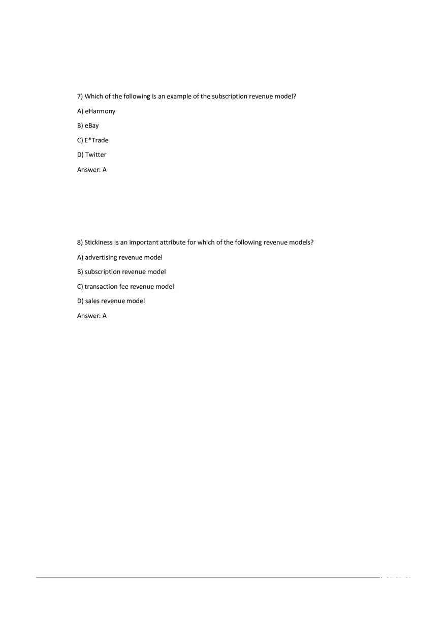 Chapter 2 E-commerce Business Models and Concepts (Answer Key) 1 - Page 3