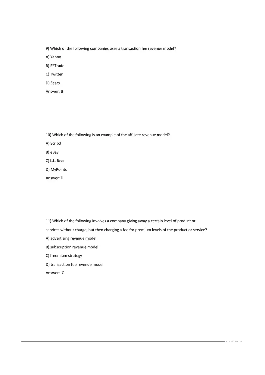 Chapter 2 E-commerce Business Models and Concepts (Answer Key) 1 - Page 4