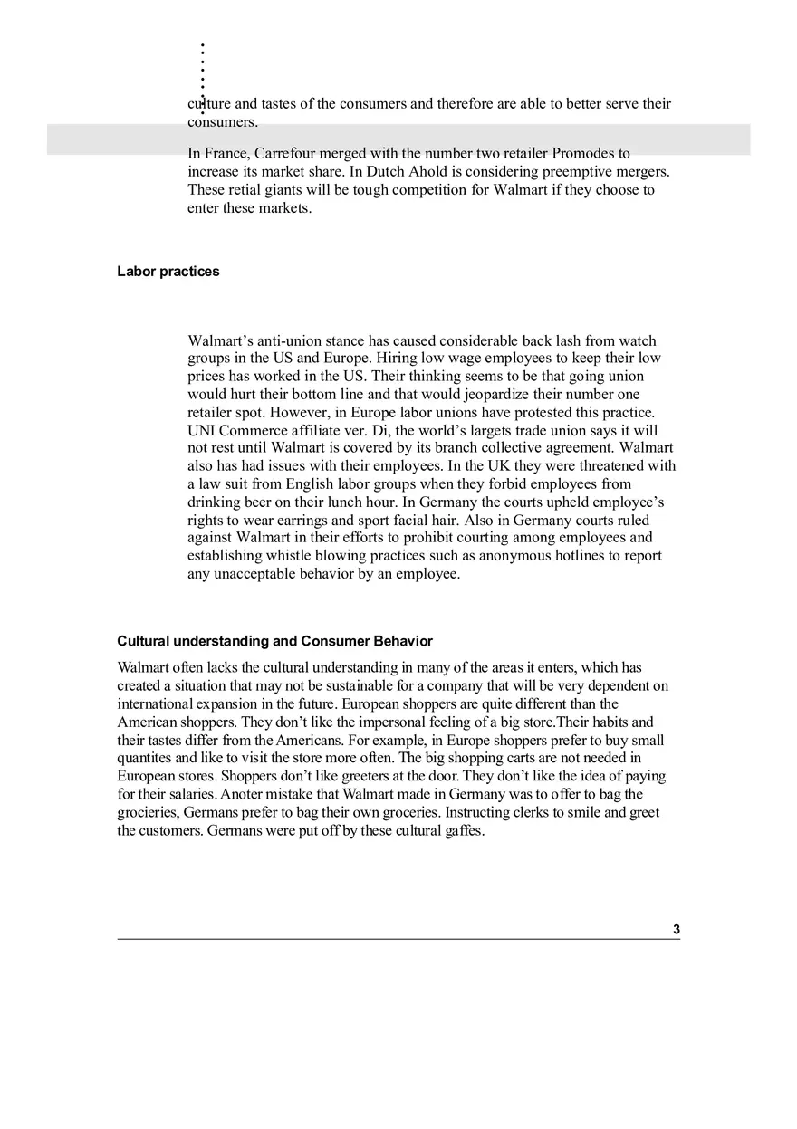 Walmart - Case Study Analysis Assignment - Page 3