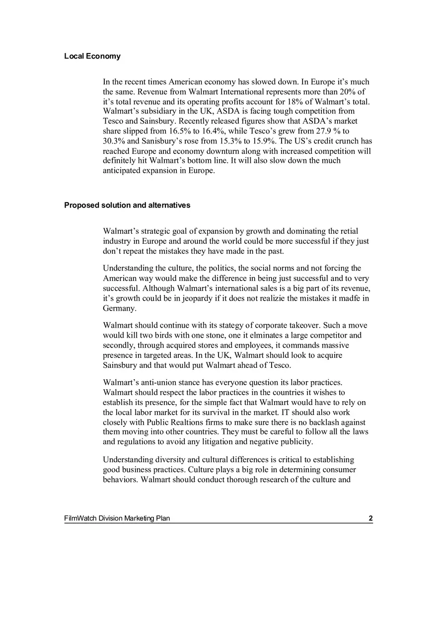 Walmart - Case Study Analysis Assignment - Page 4