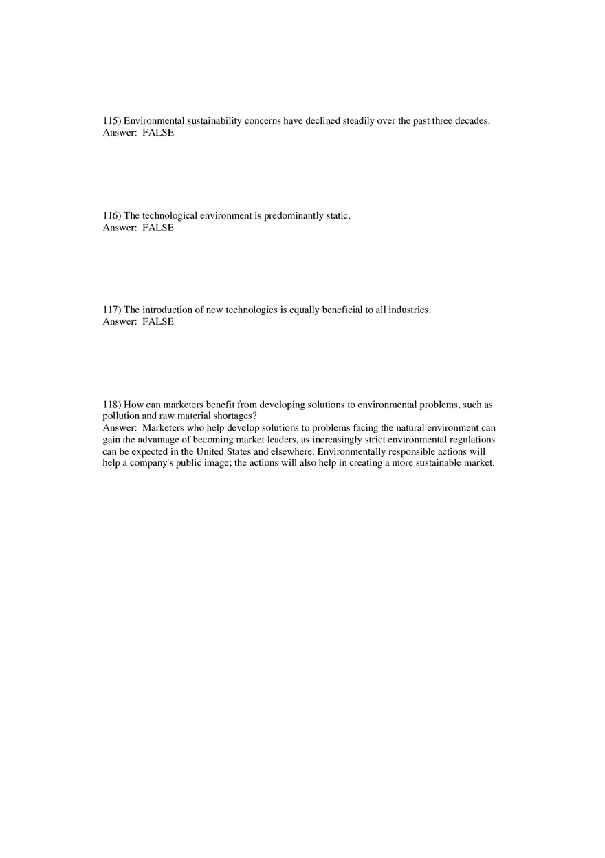 Analyzing the Marketing Environment Part 5 - Page 1