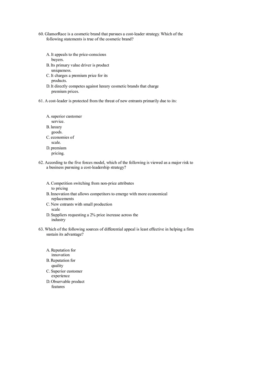 Differentiation, Cost Leadership, and Integration Part 2 - Page 8