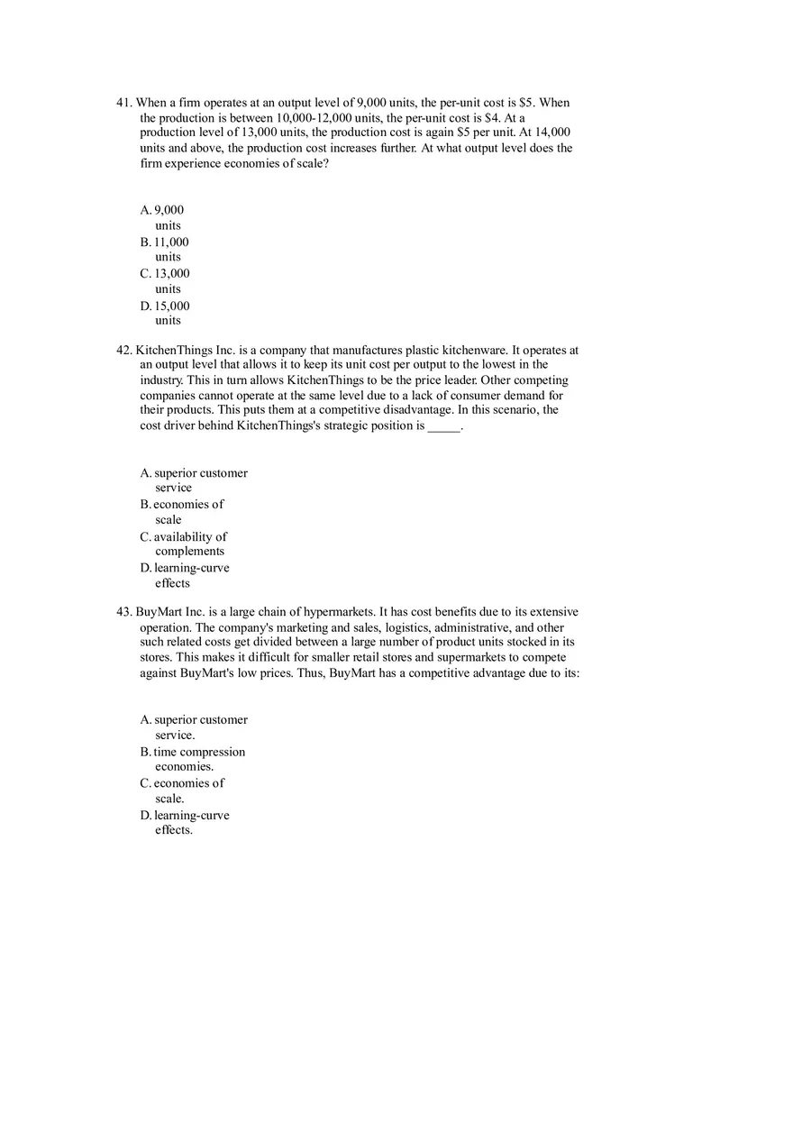 Differentiation, Cost Leadership, and Integration Part 2 - Page 3