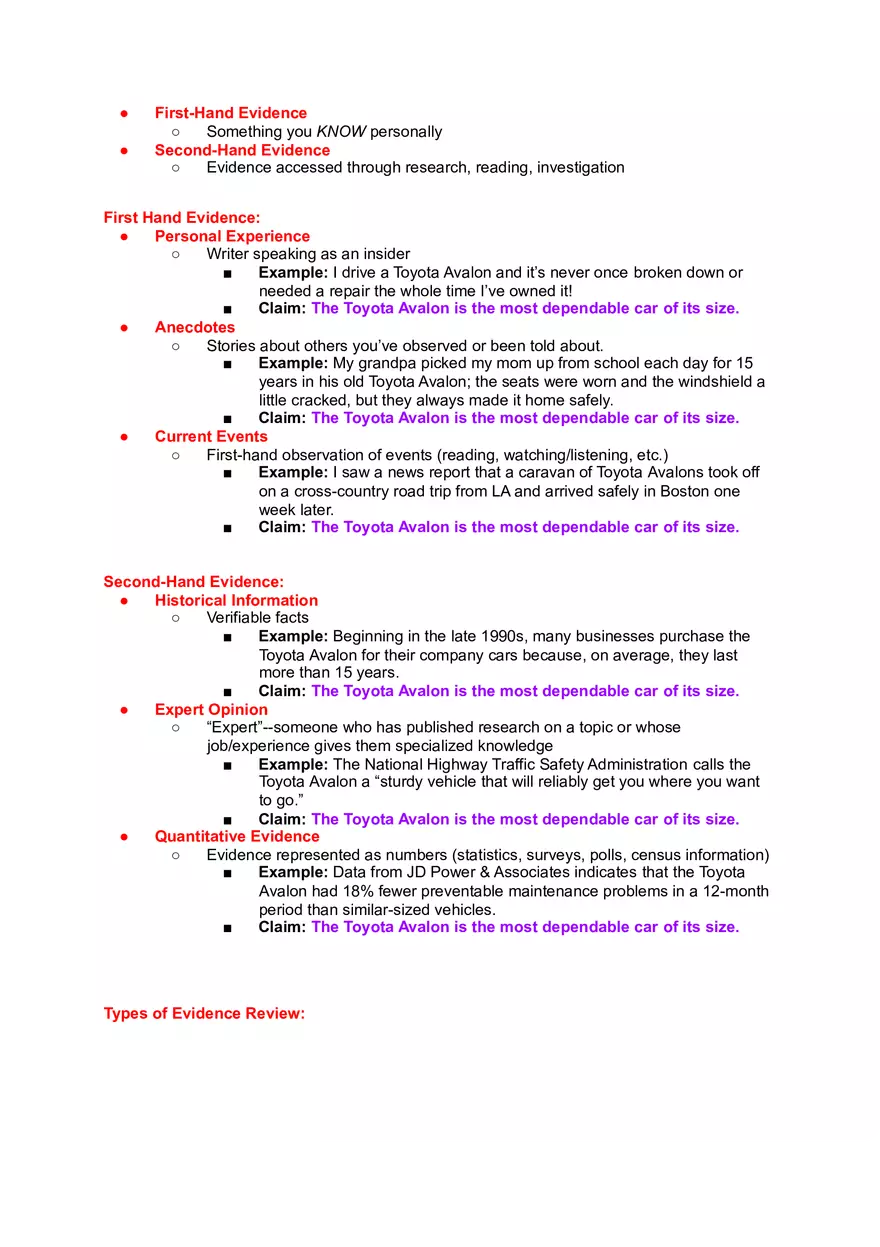Lang Understanding Argument Claims, Evidence, Reasoning - Page 3