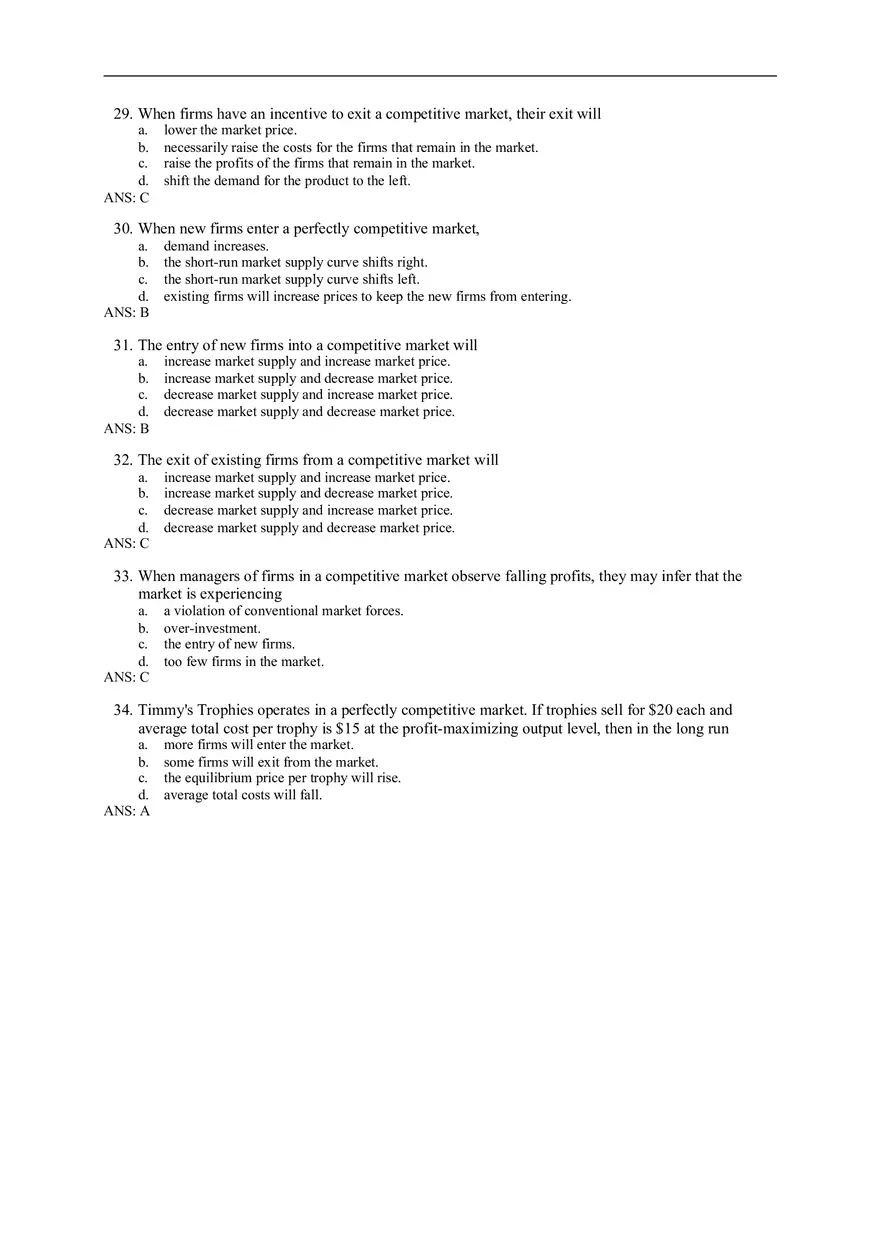 Chapter 14 Firms in Competitive Markets Answer Key Part 7 - Page 10