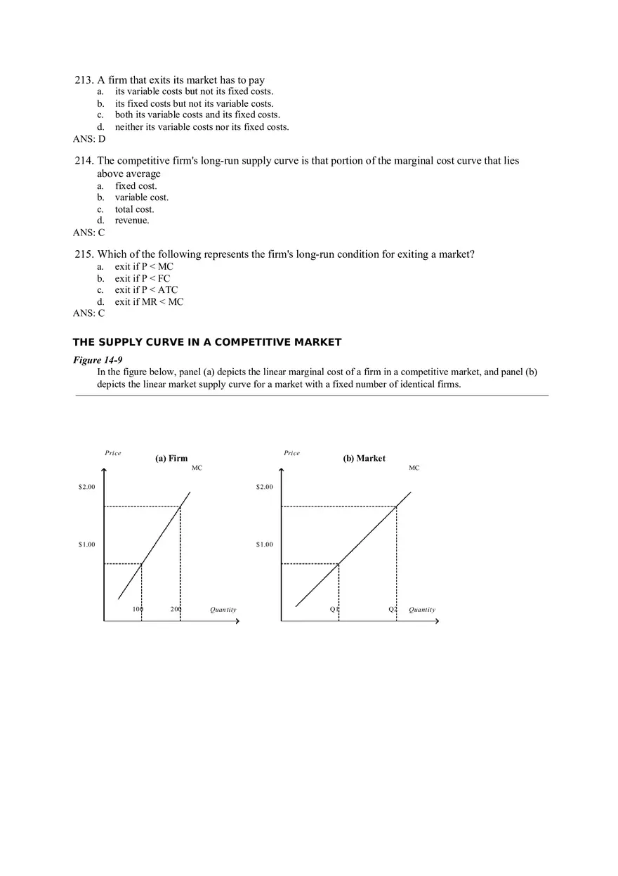 Chapter 14 Firms in Competitive Markets Answer Key Part 7 - Page 2