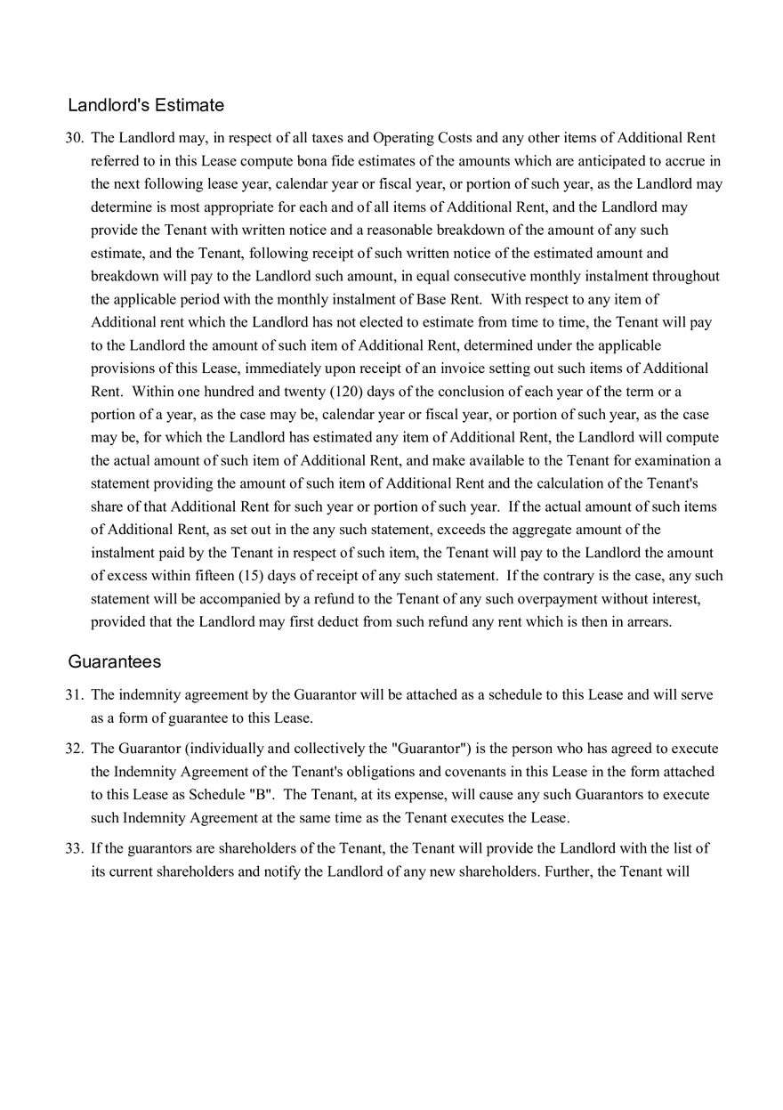 Sample Commercial Lease Agreement Part 1 - Page 9