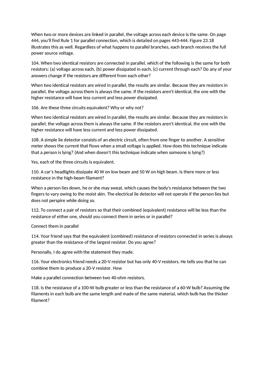 Electric Current and Charge Flow Basic Concepts and Analogies - Page 8