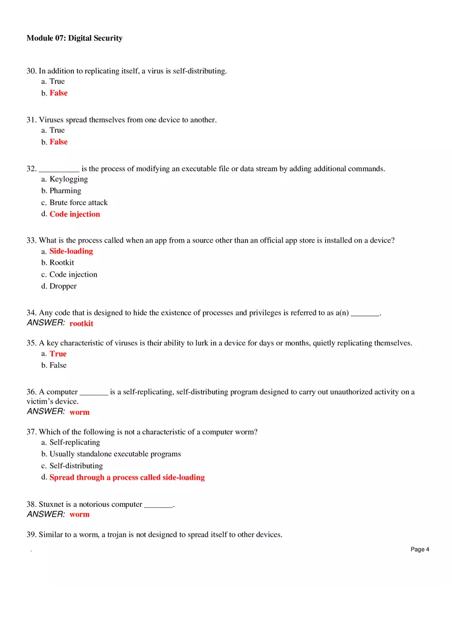 Digital Security Questions and Answers - Page 7