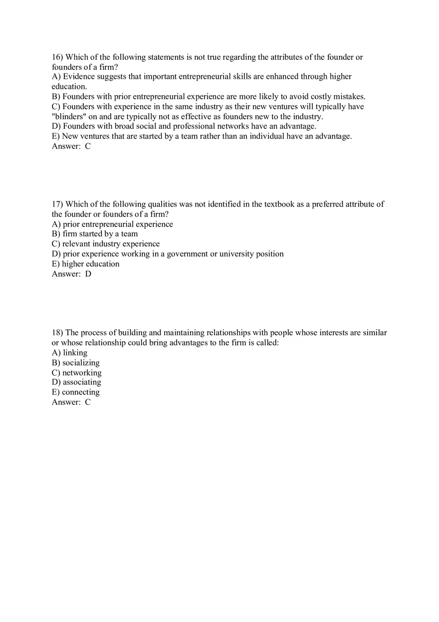 Building a New Venture Team Answer Key 1 - Page 7