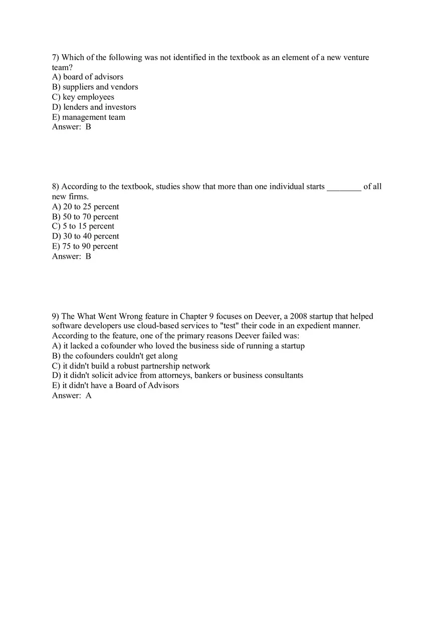 Building a New Venture Team Answer Key 1 - Page 4