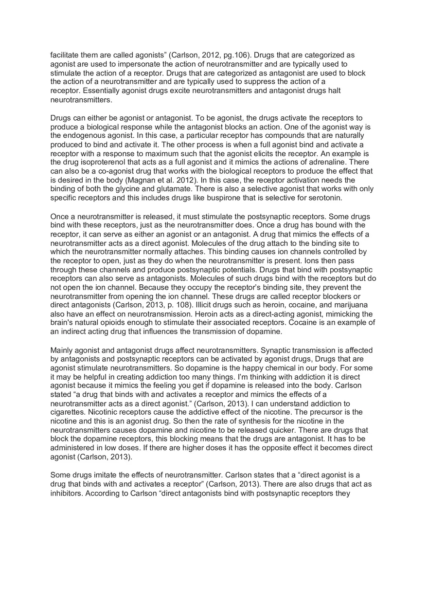 Drugs Agonist Or Antagonist Lecture Notes - Page 2