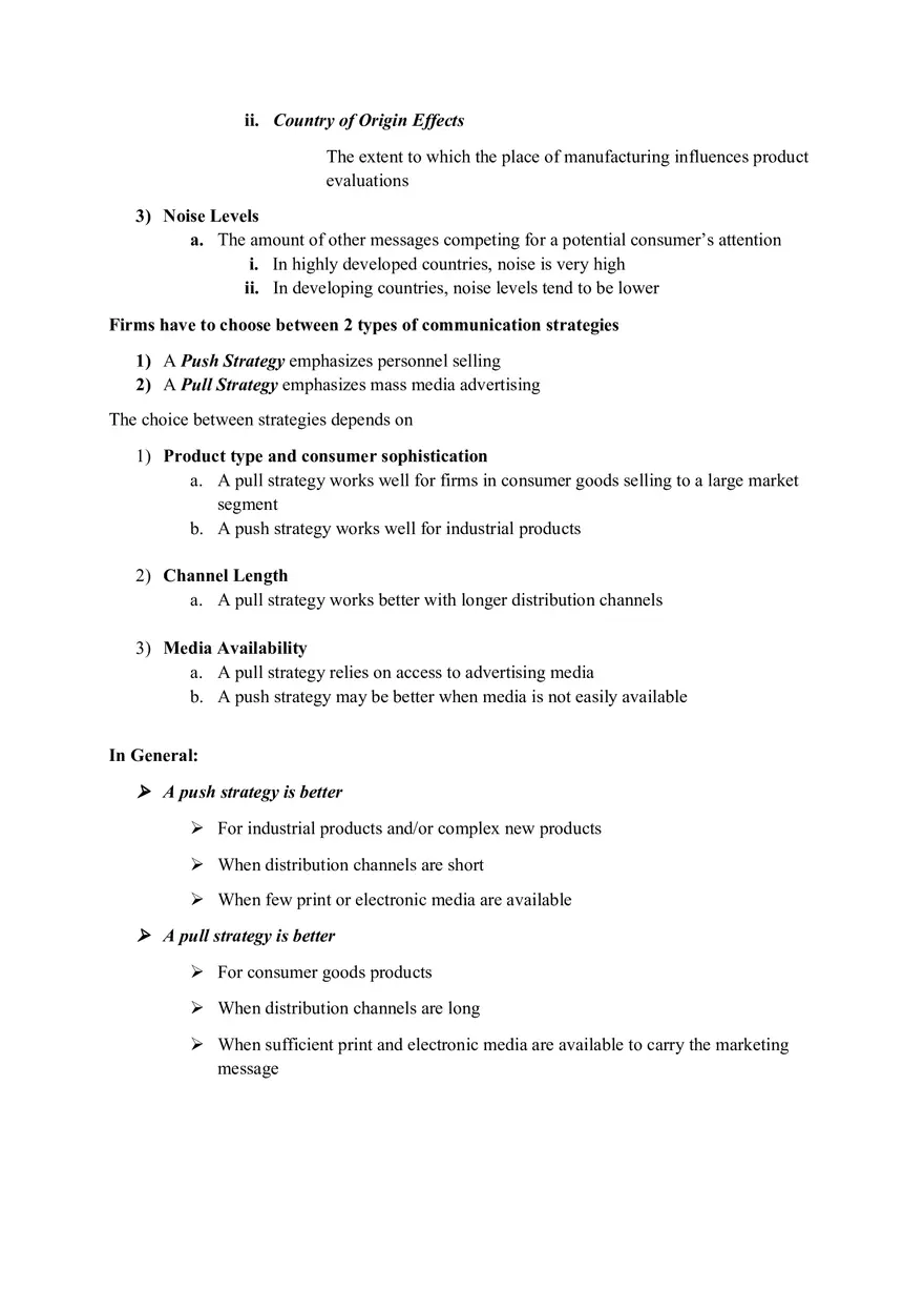 Global Marketing and R&D - Lecture Notes 11 - Page 4