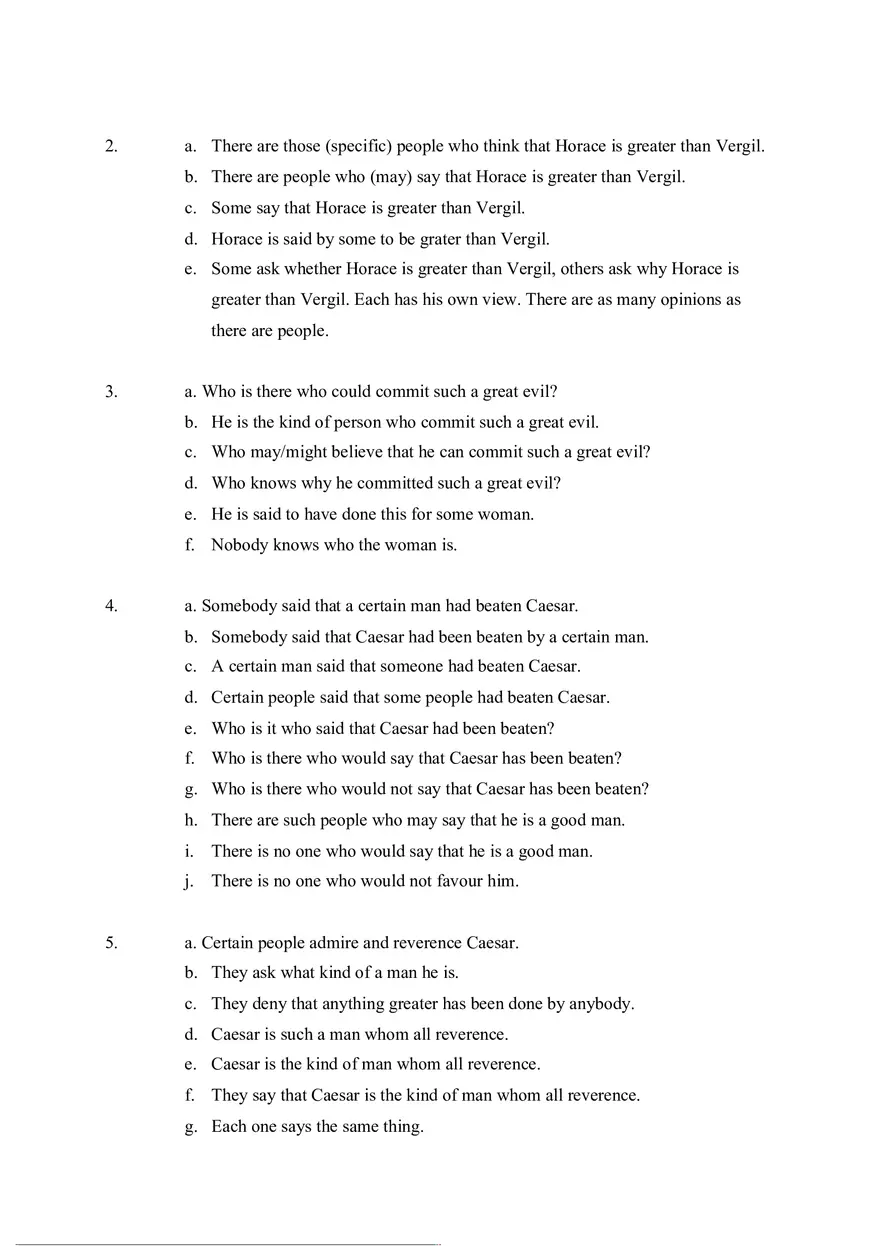 Answer Key for Latin. An Intensive Course Part 7 - Page 7