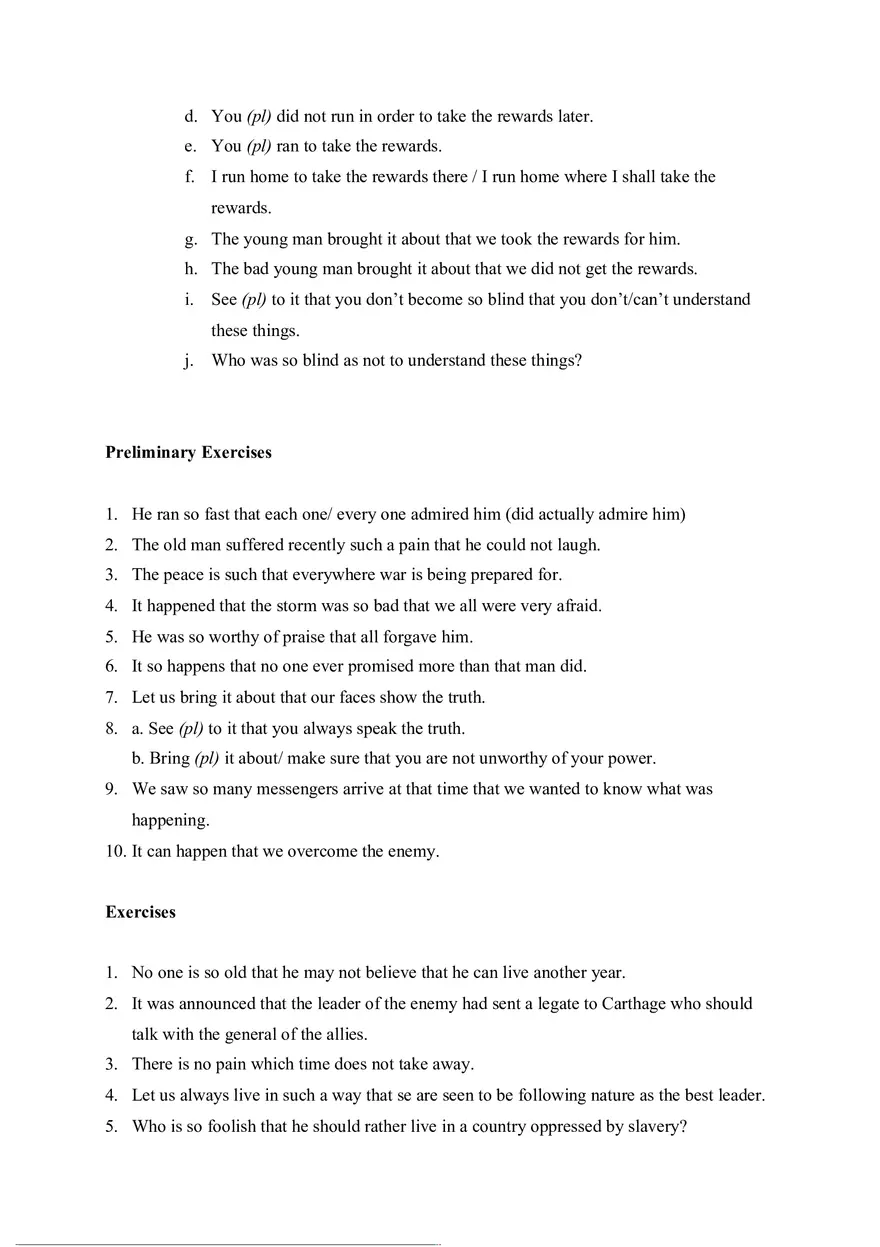 Answer Key for Latin. An Intensive Course Part 7 - Page 10