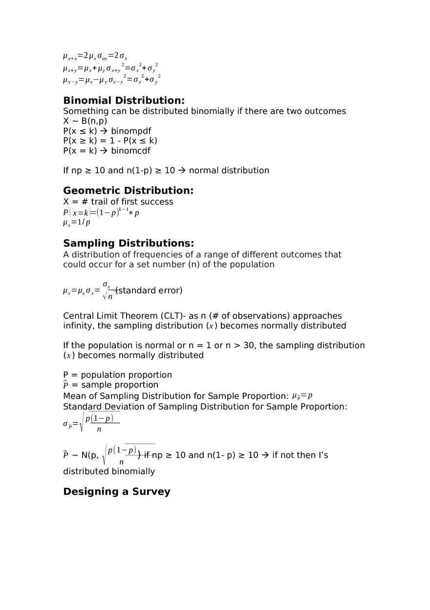 Stats Semester 1 Final Study Guide - Page 4