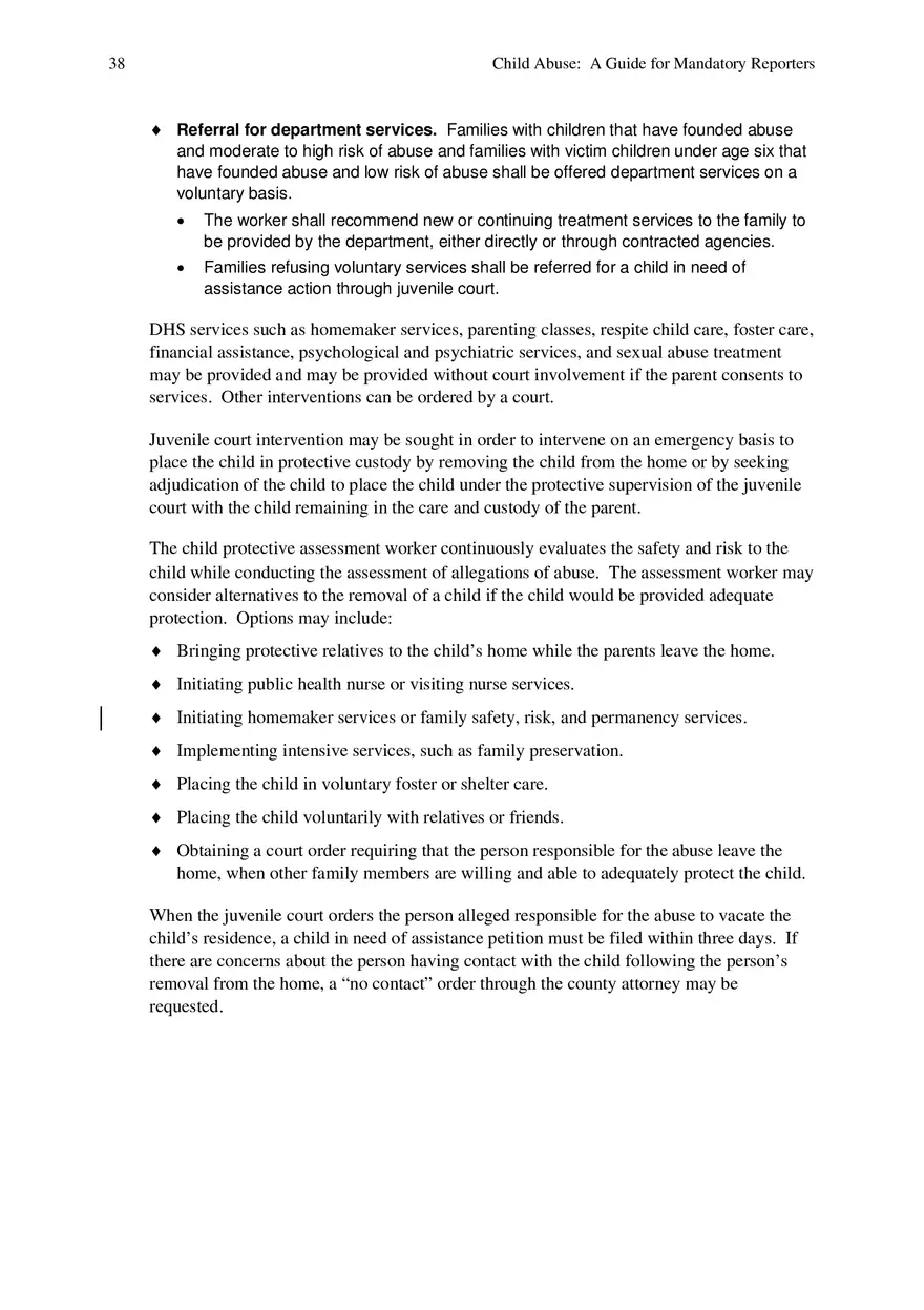 Child Abuse - A Guide for Mandatory Reporters Part 4 - Page 8