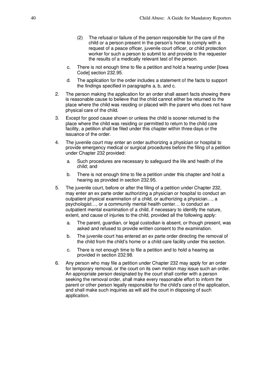Child Abuse - A Guide for Mandatory Reporters Part 4 - Page 10