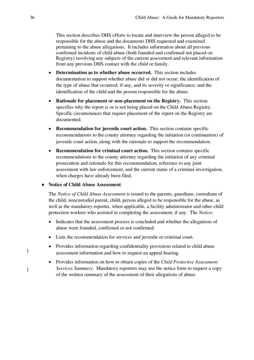 Child Abuse - A Guide for Mandatory Reporters Part 4 - Page 6