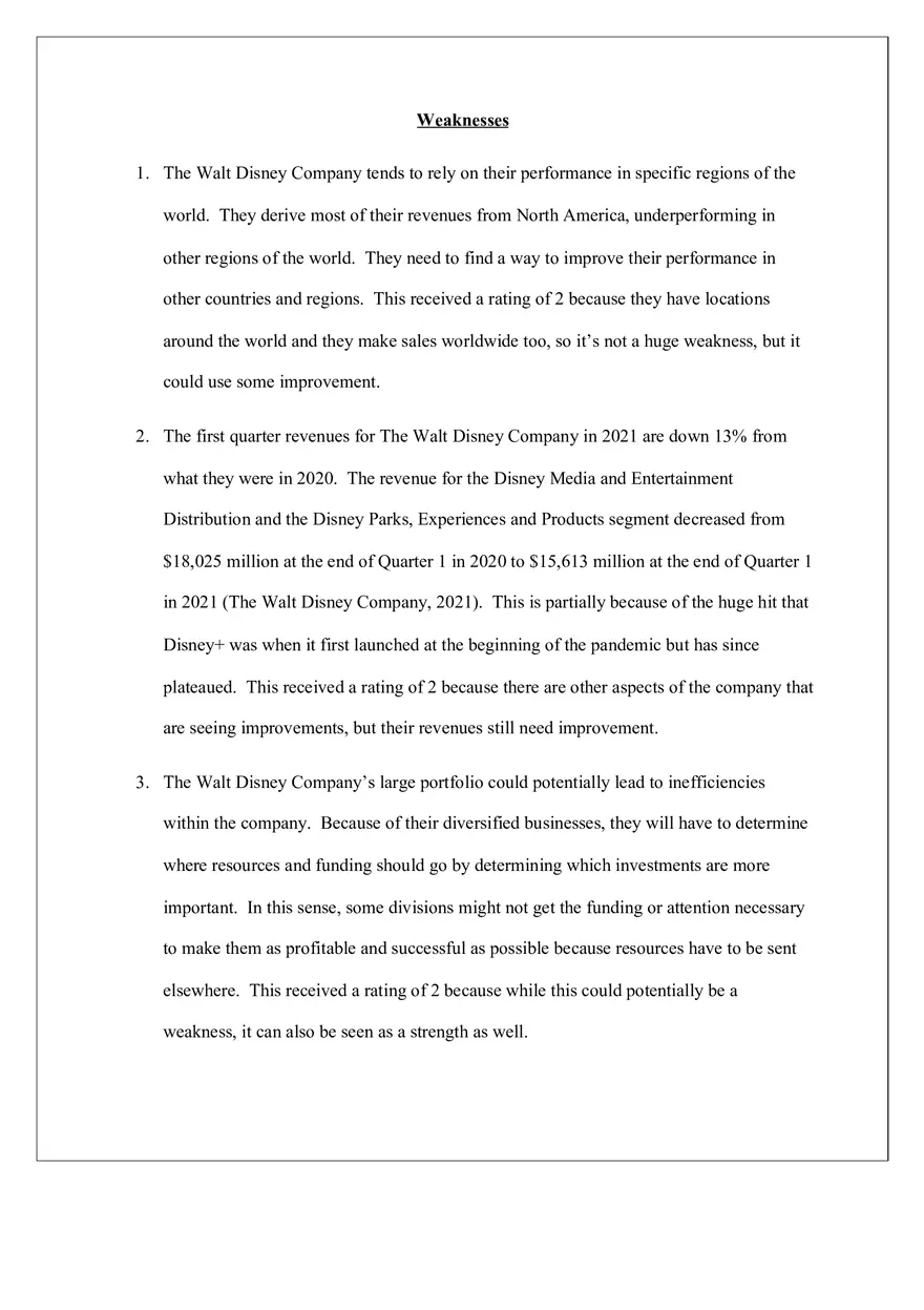Internal Factor Evaluation (IFE) Matrix - Page 4