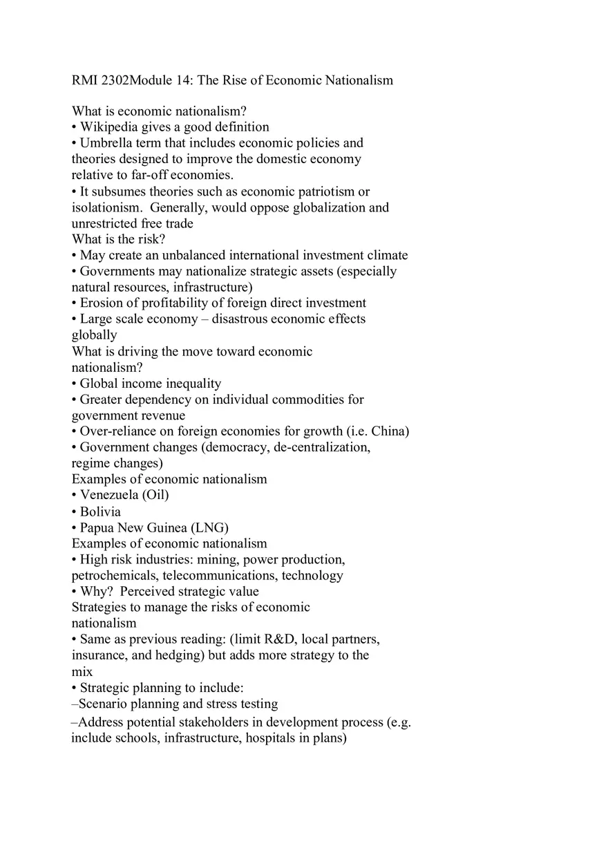 Module 14 - Political Risk - Page 4