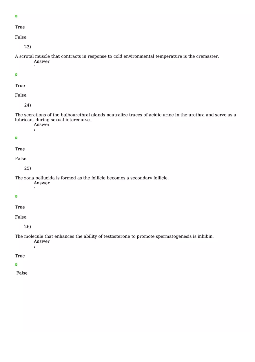 Reproductive System Practice Questions - Part 1 - Page 4