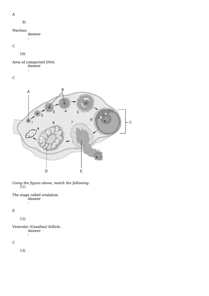 Reproductive System Practice Questions - Part 1 - Page 5