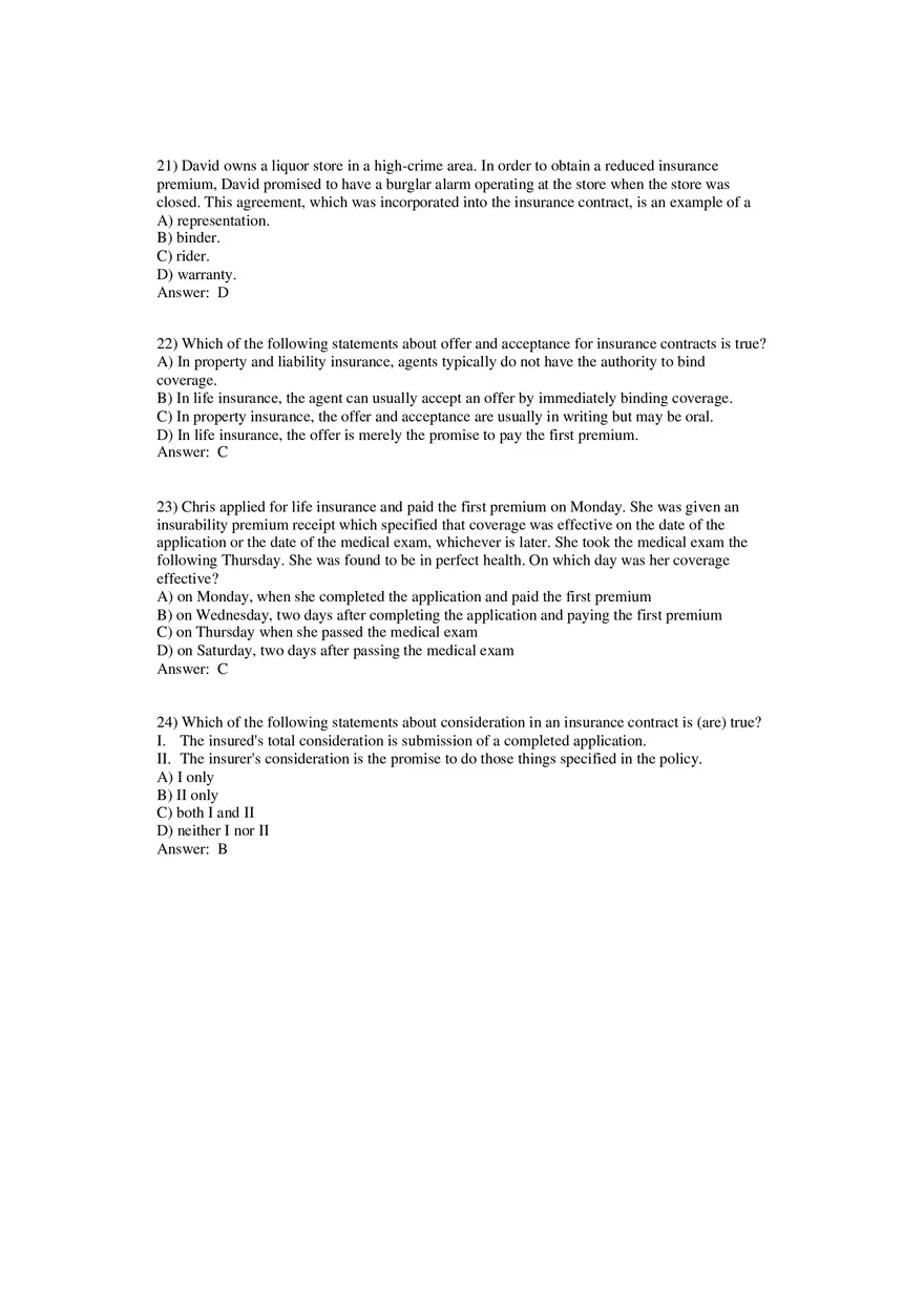 Fundamental Legal Principles Questions and Answers - Page 8