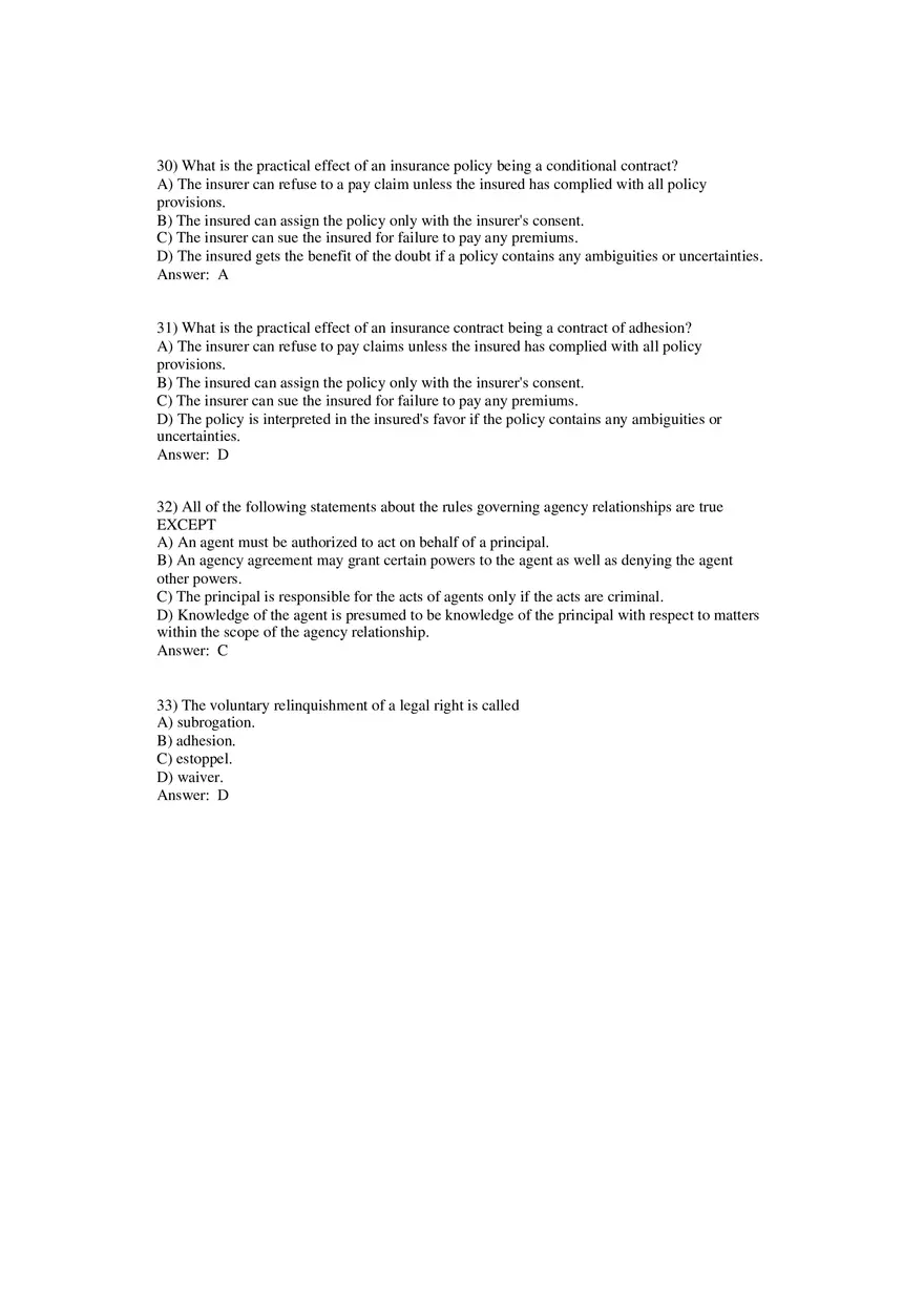 Fundamental Legal Principles Questions and Answers - Page 10