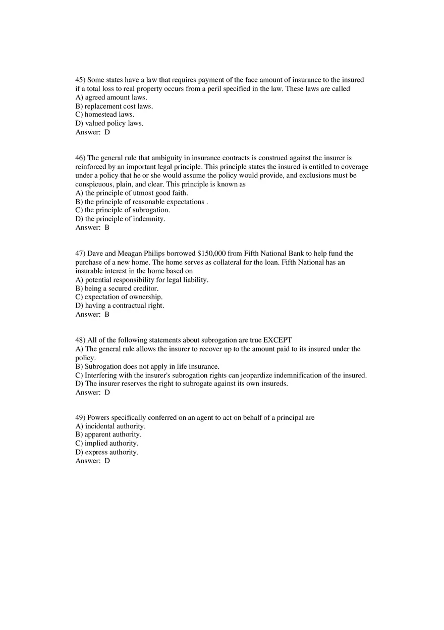 Fundamental Legal Principles Questions and Answers - Page 3