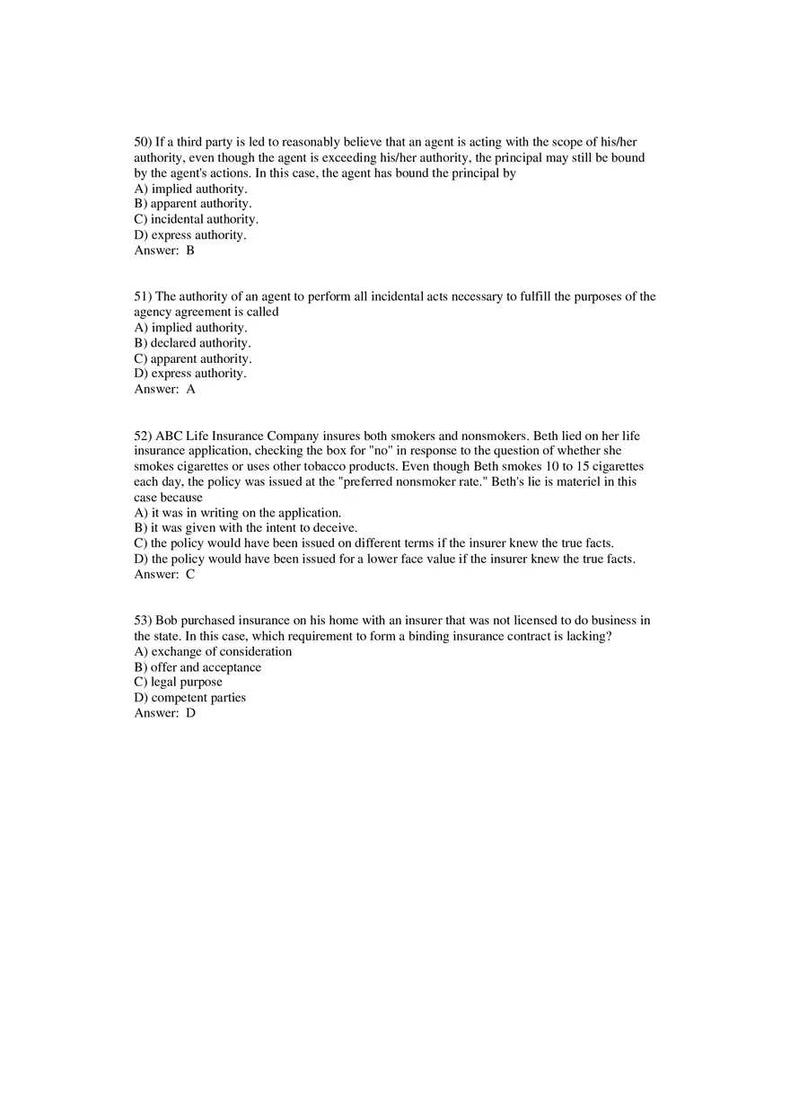 Fundamental Legal Principles Questions and Answers - Page 4