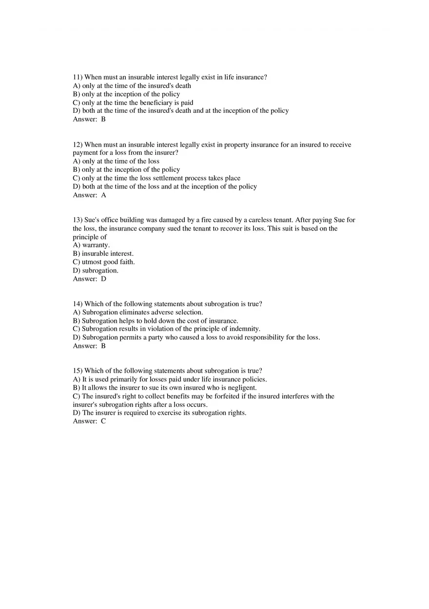 Fundamental Legal Principles Questions and Answers - Page 6