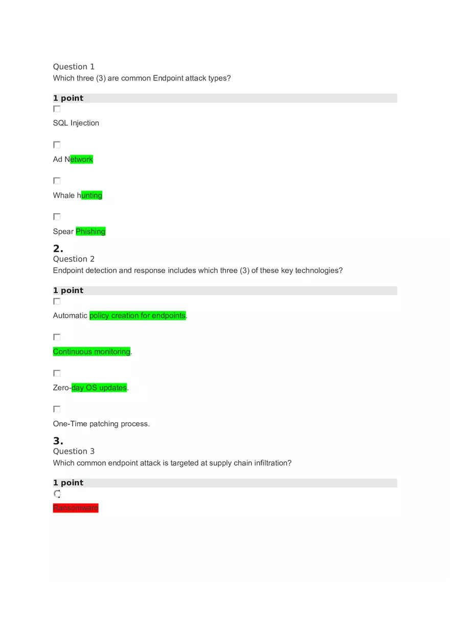System Administration End Point Protection - Page 1