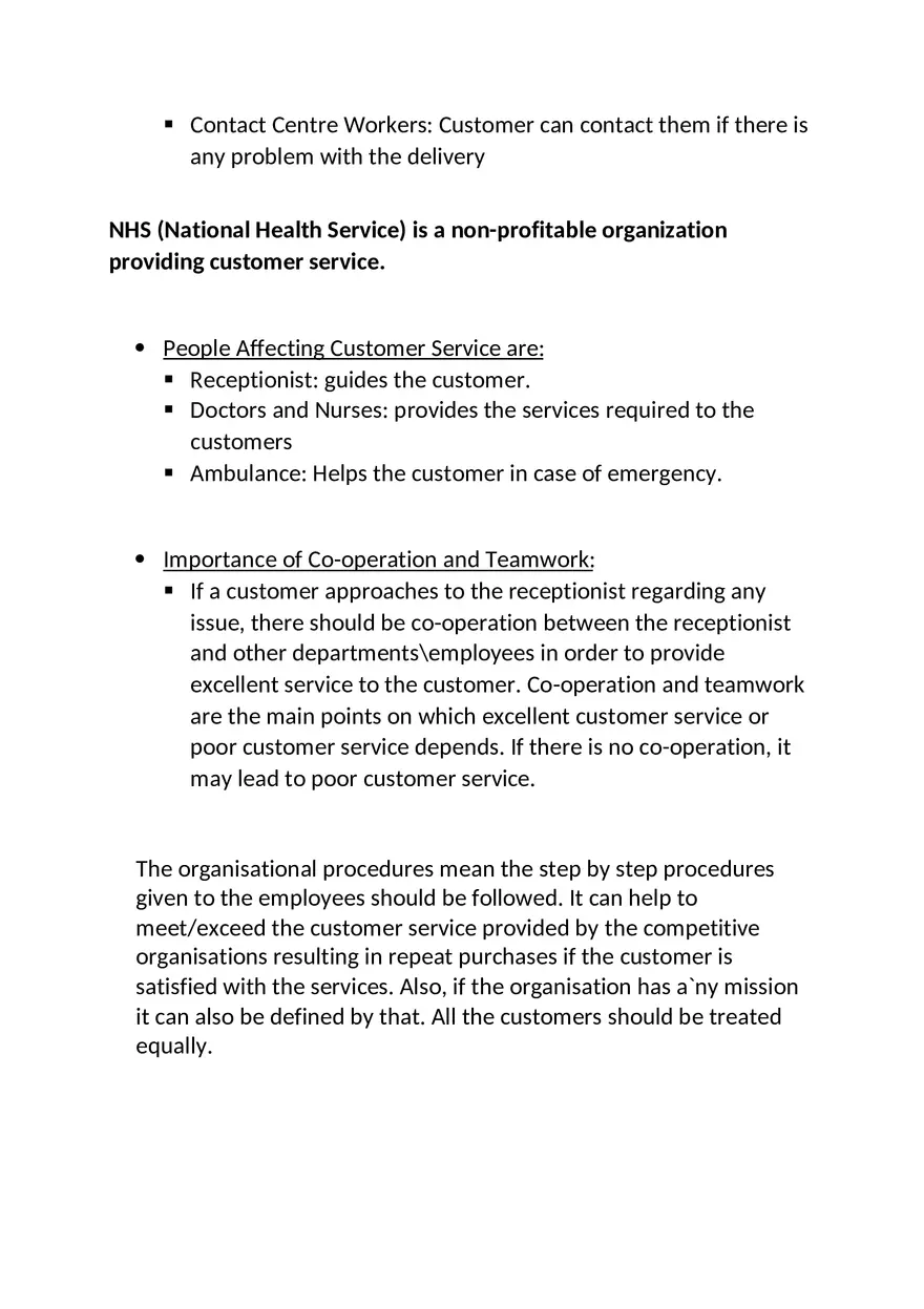 Customer Service - Lecture Notes 1-6 - Page 6