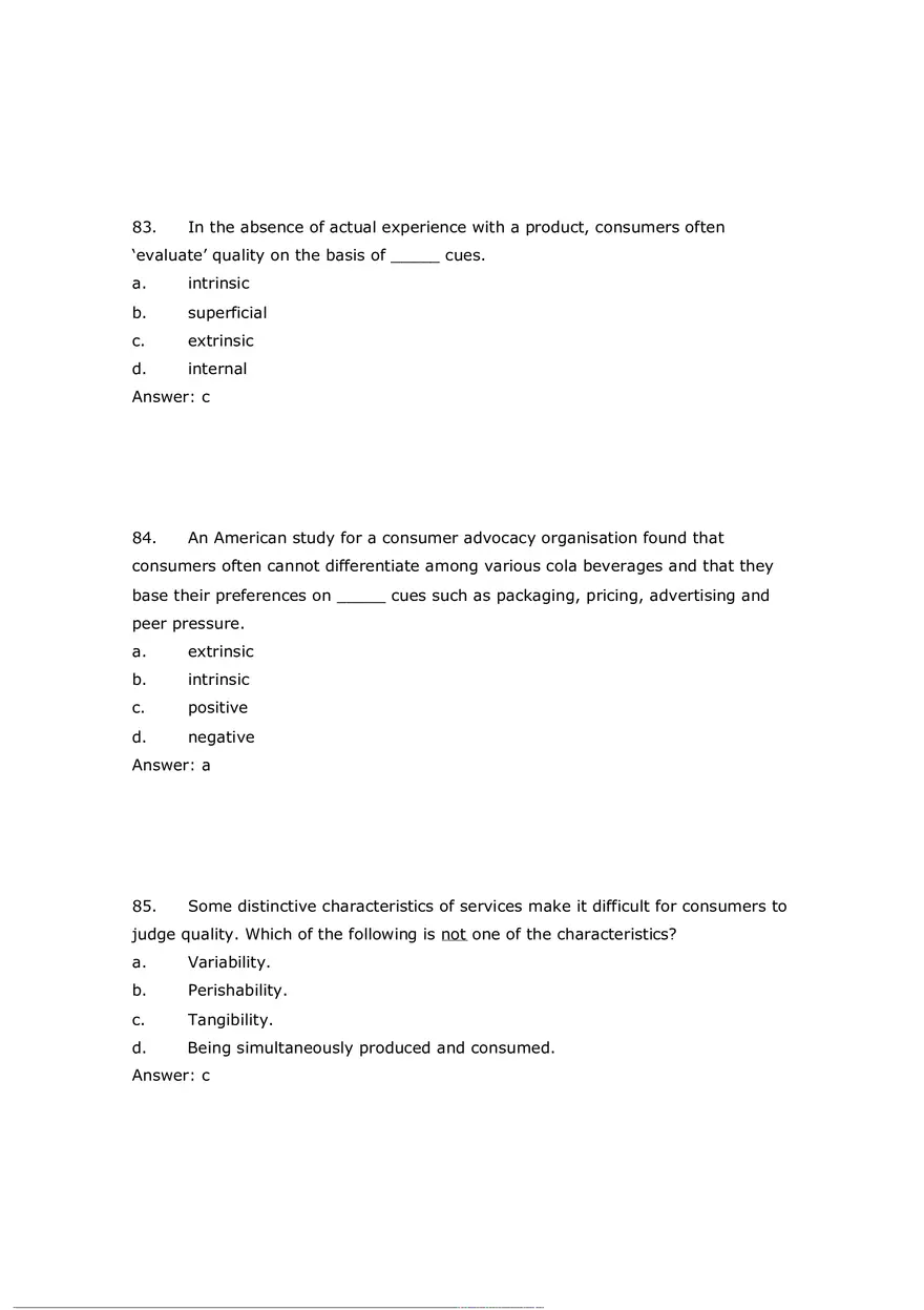 Consumer Perception Chapter 5 Answer Key 3 - Page 7
