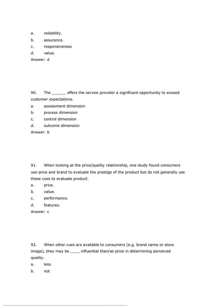 Consumer Perception Chapter 5 Answer Key 3 - Page 9