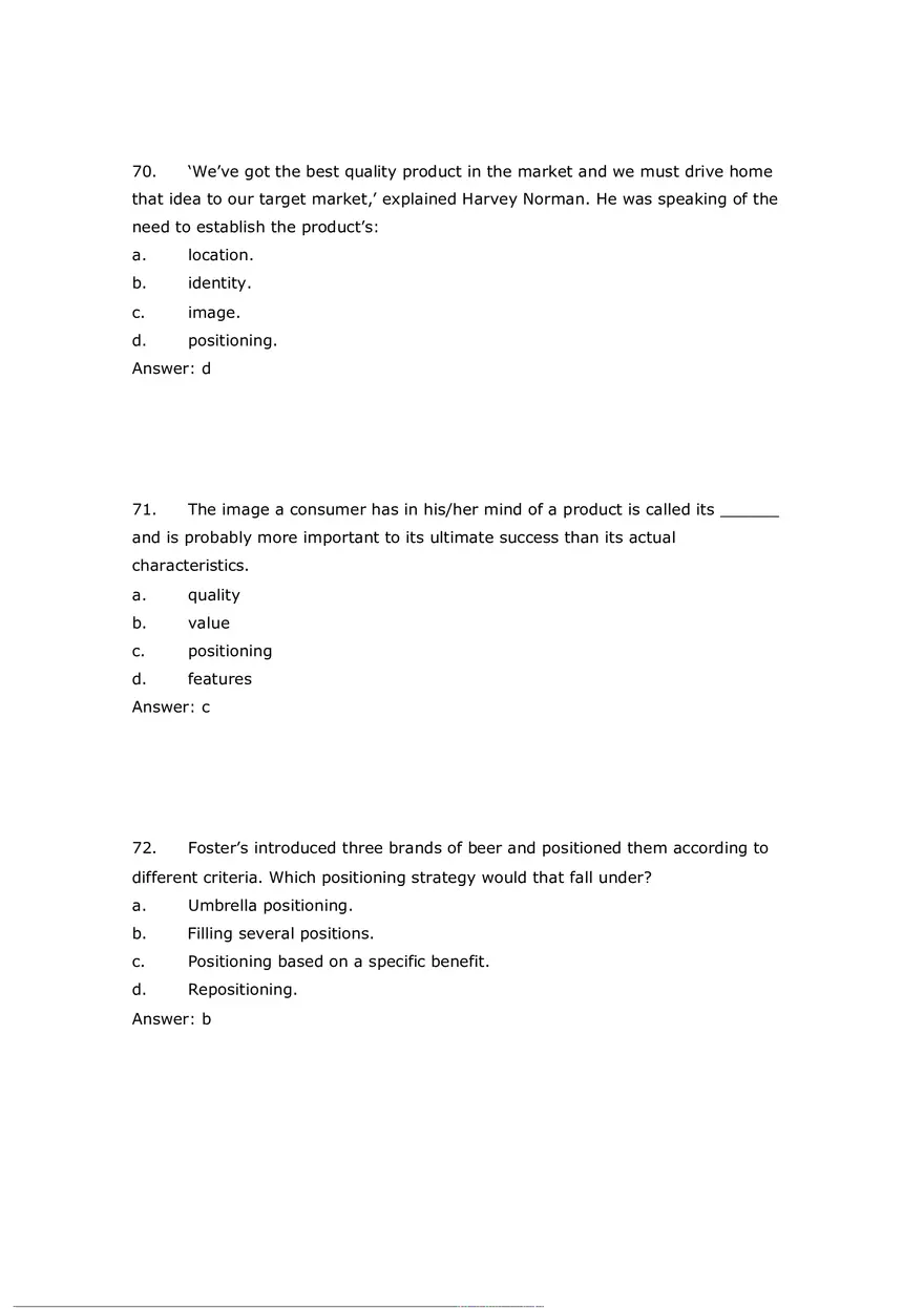 Consumer Perception Chapter 5 Answer Key 3 - Page 3