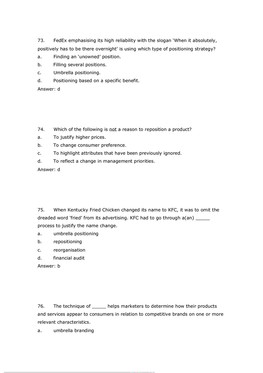 Consumer Perception Chapter 5 Answer Key 3 - Page 4
