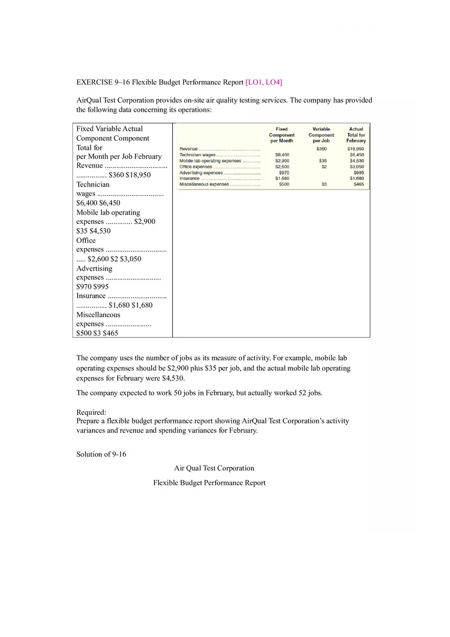 Flexible Budget Solutions - Page 12