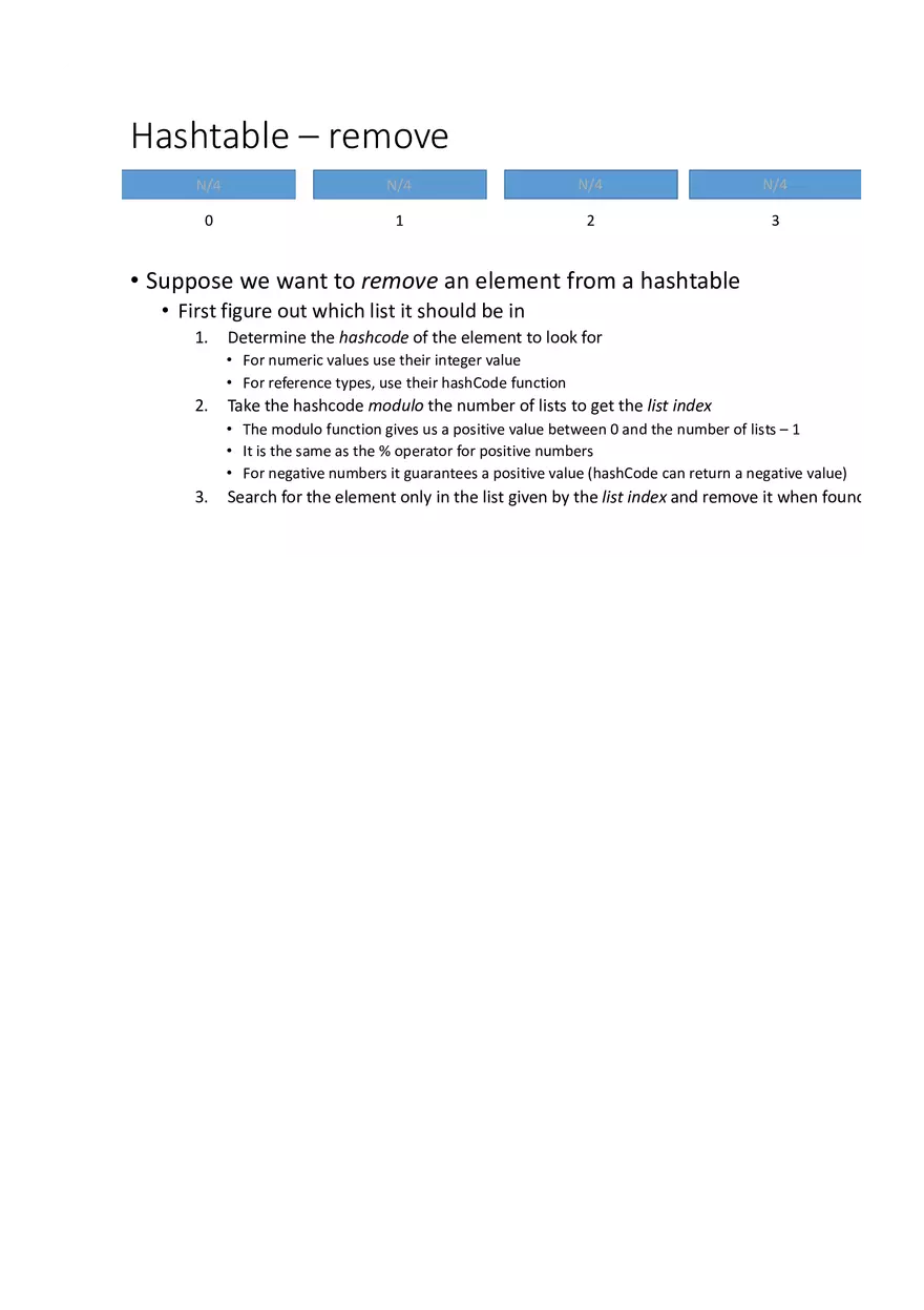Hash Tables and Hashing Lecture 2 - Page 3