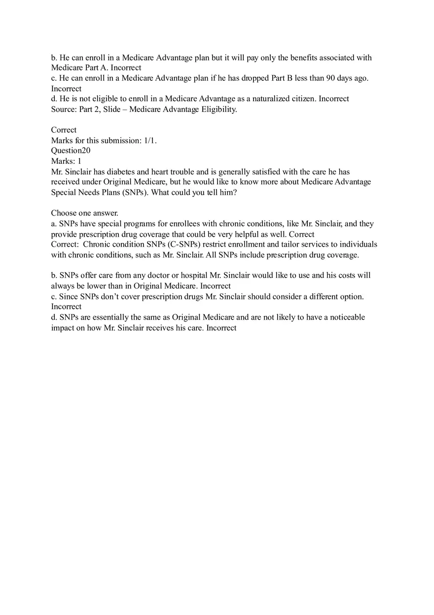Understanding Original Fee-for-Service (FFS) Medicare Coverage Answers - Page 15